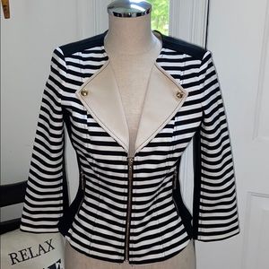 WHBM striped blazer
